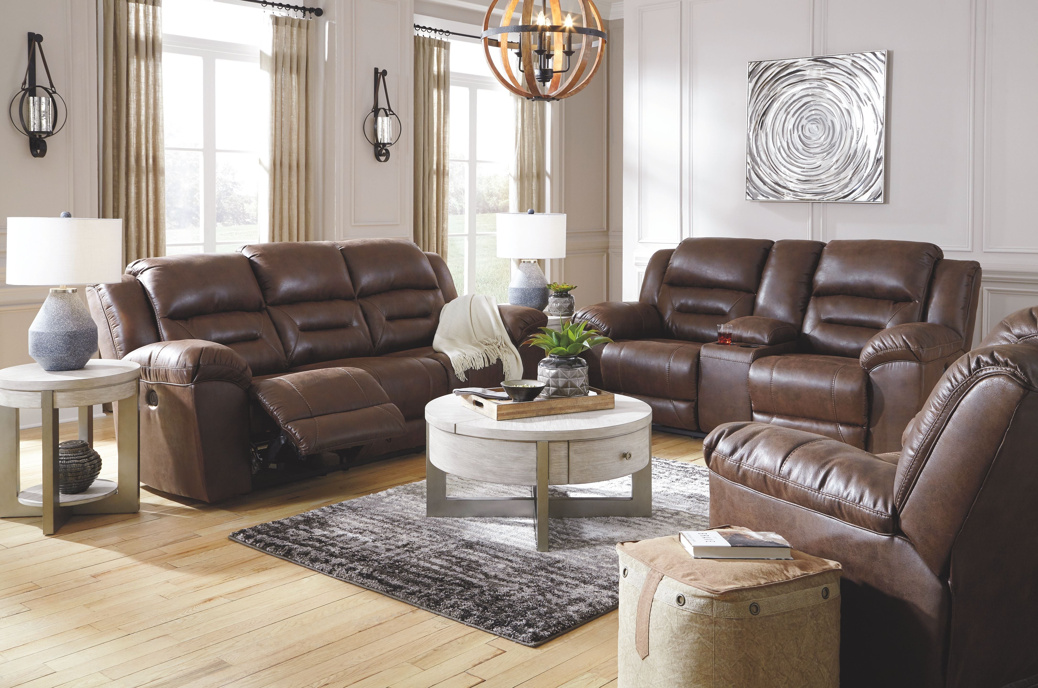 Signature Design by Ashley® Stoneland - Power Reclining Living Room Set | Meri Furniture