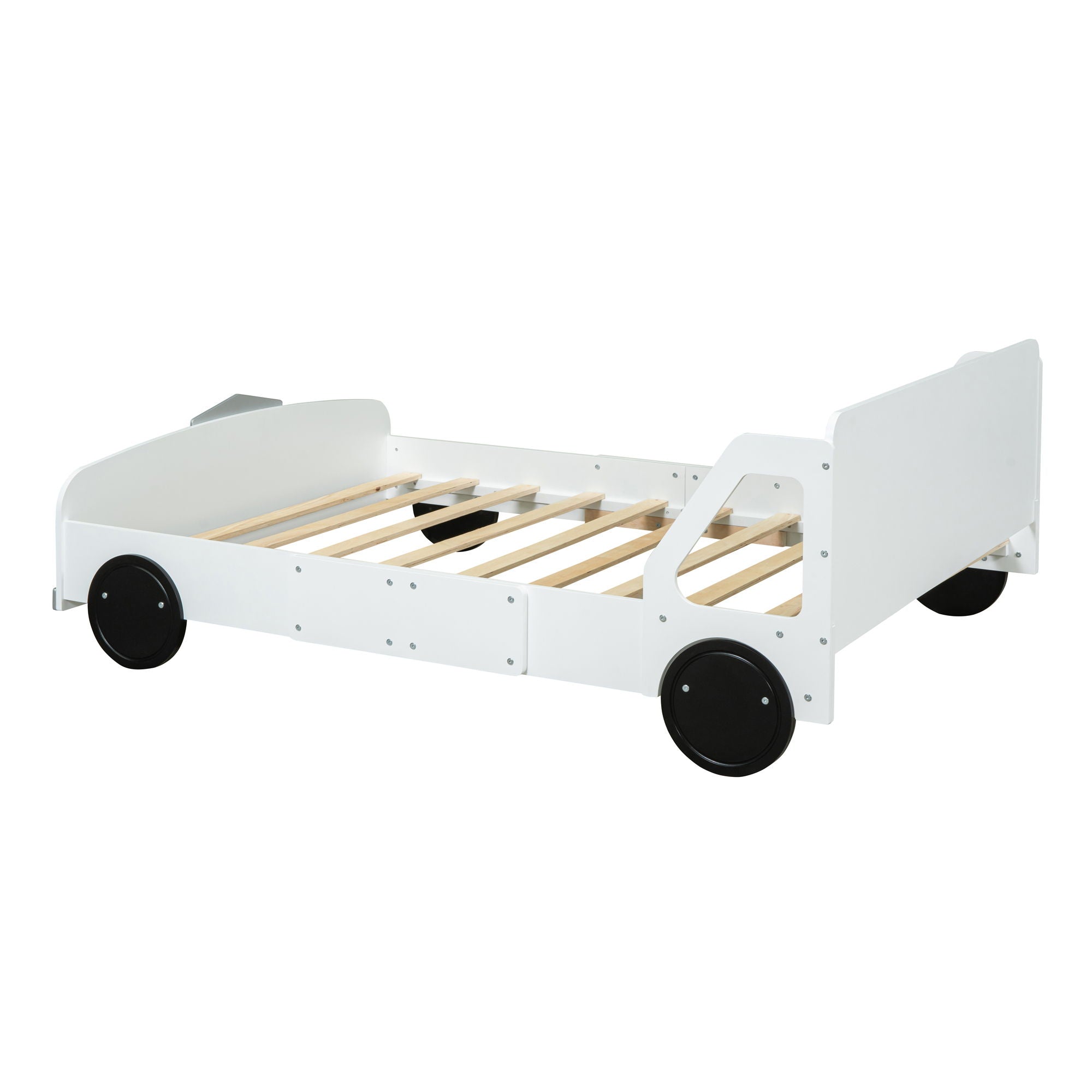 Car Shaped Platform Bed With Wheels