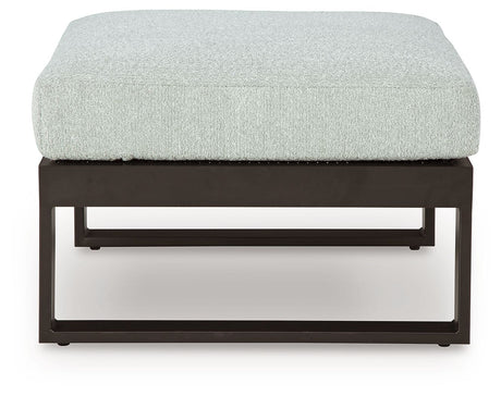 Beachloft - Black / Gray - Ottoman With Cushion