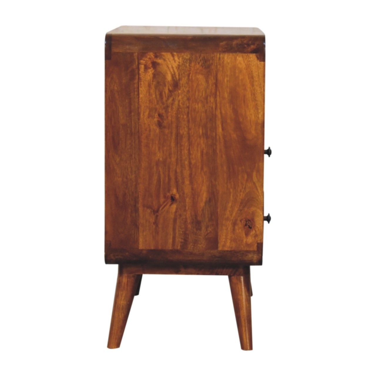 Curved Nordic Charm Console - Brown