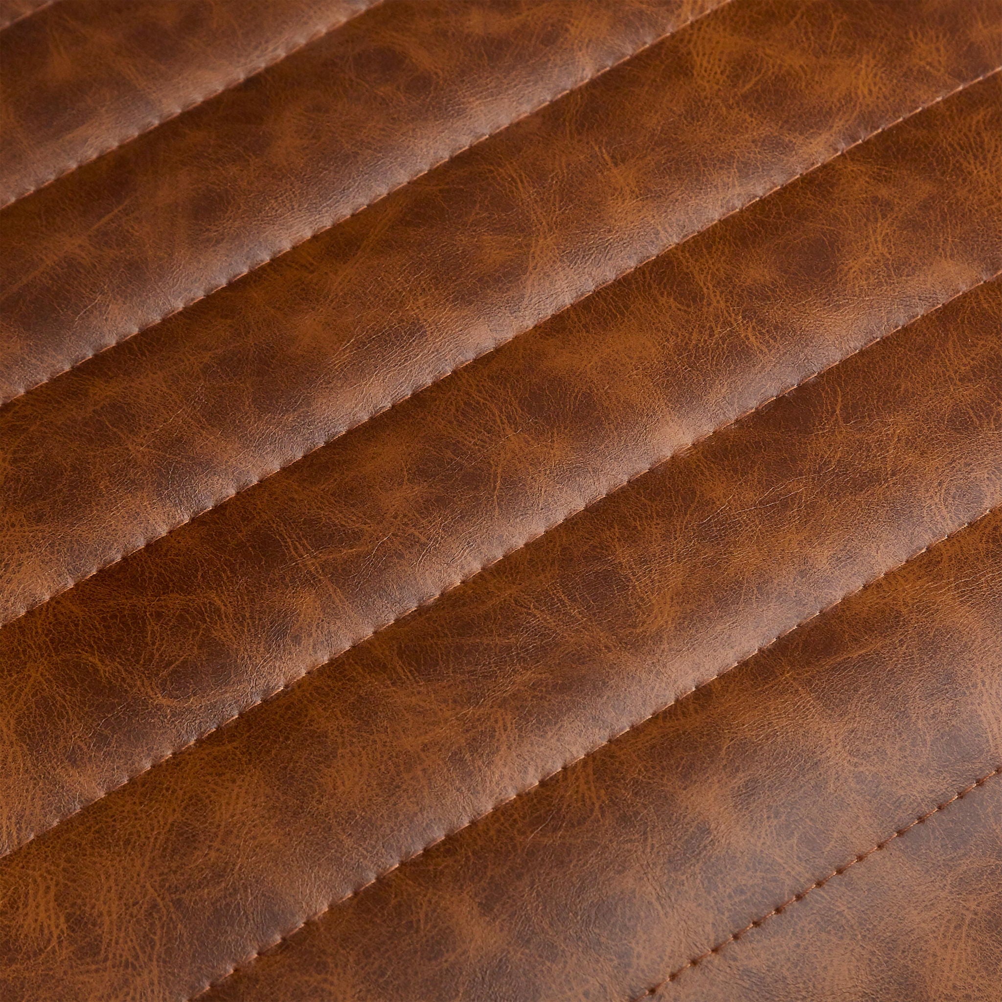 Counter Stools (Set of 2), Upholstered Counter Stools With Iron Frame, Backrest, Footrest, Arm Counter Stools For Home Bar, Kitchen Counter - Brown