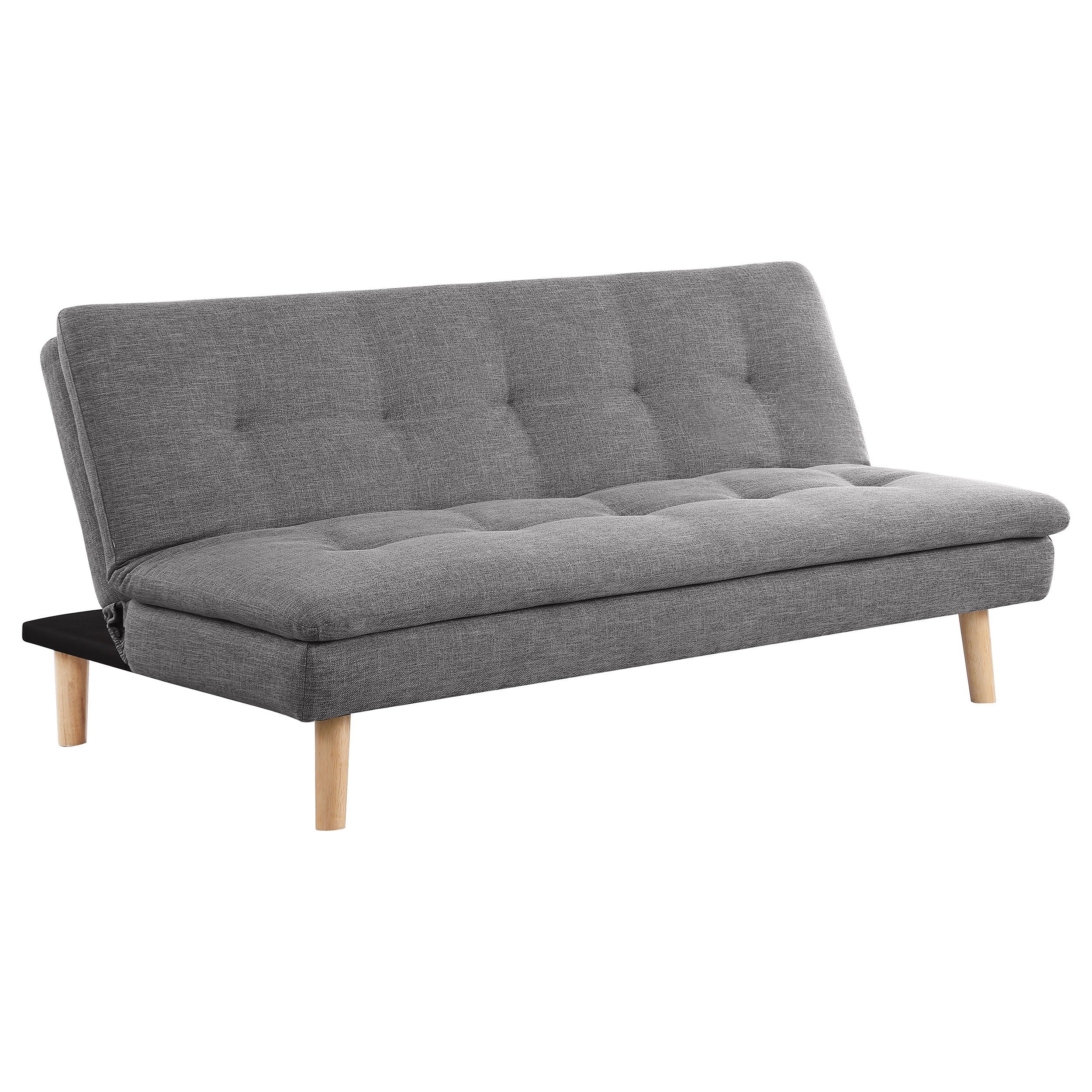 Coaster Fine Furniture Scout - Upholstered Tufted Convertible Sofa Bed - Gray | Meri Furniture