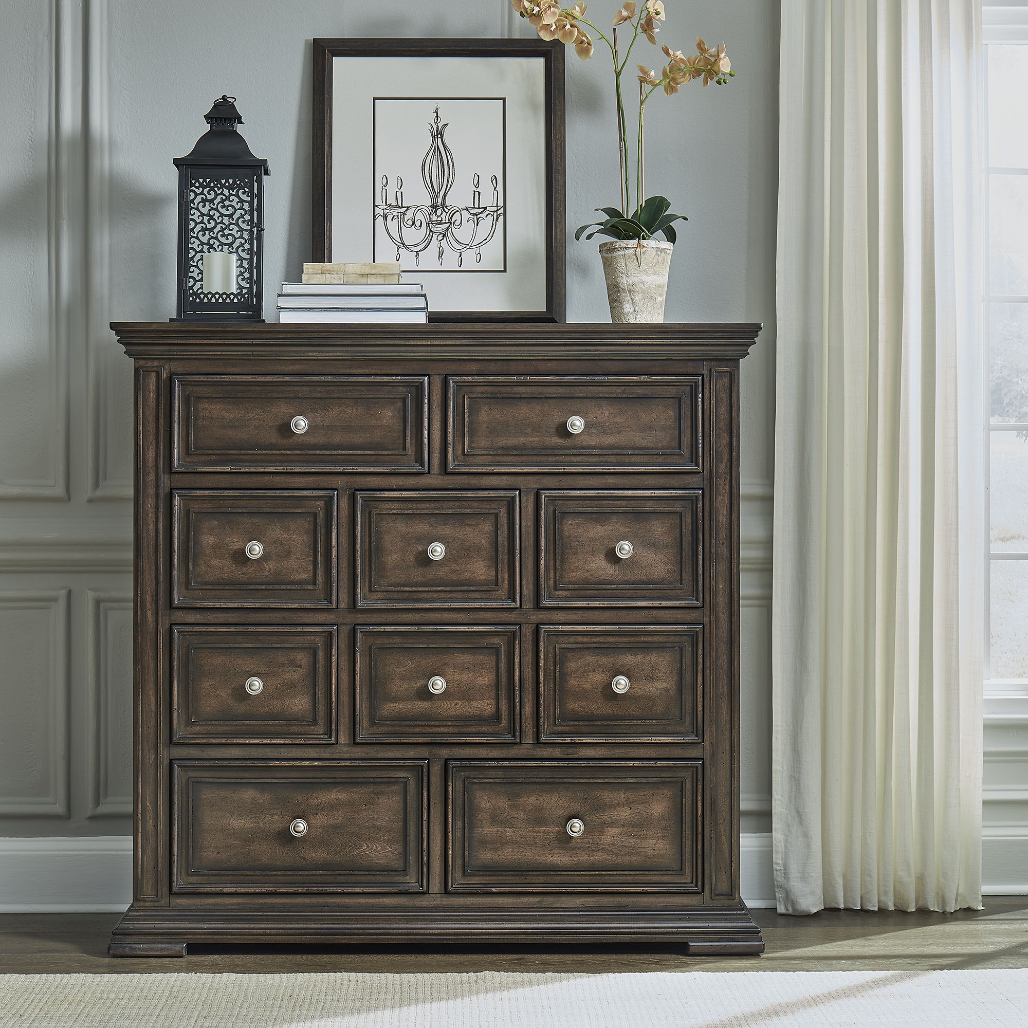 Liberty Furniture Big Valley - 10 Drawer Chesser | Meri Furniture