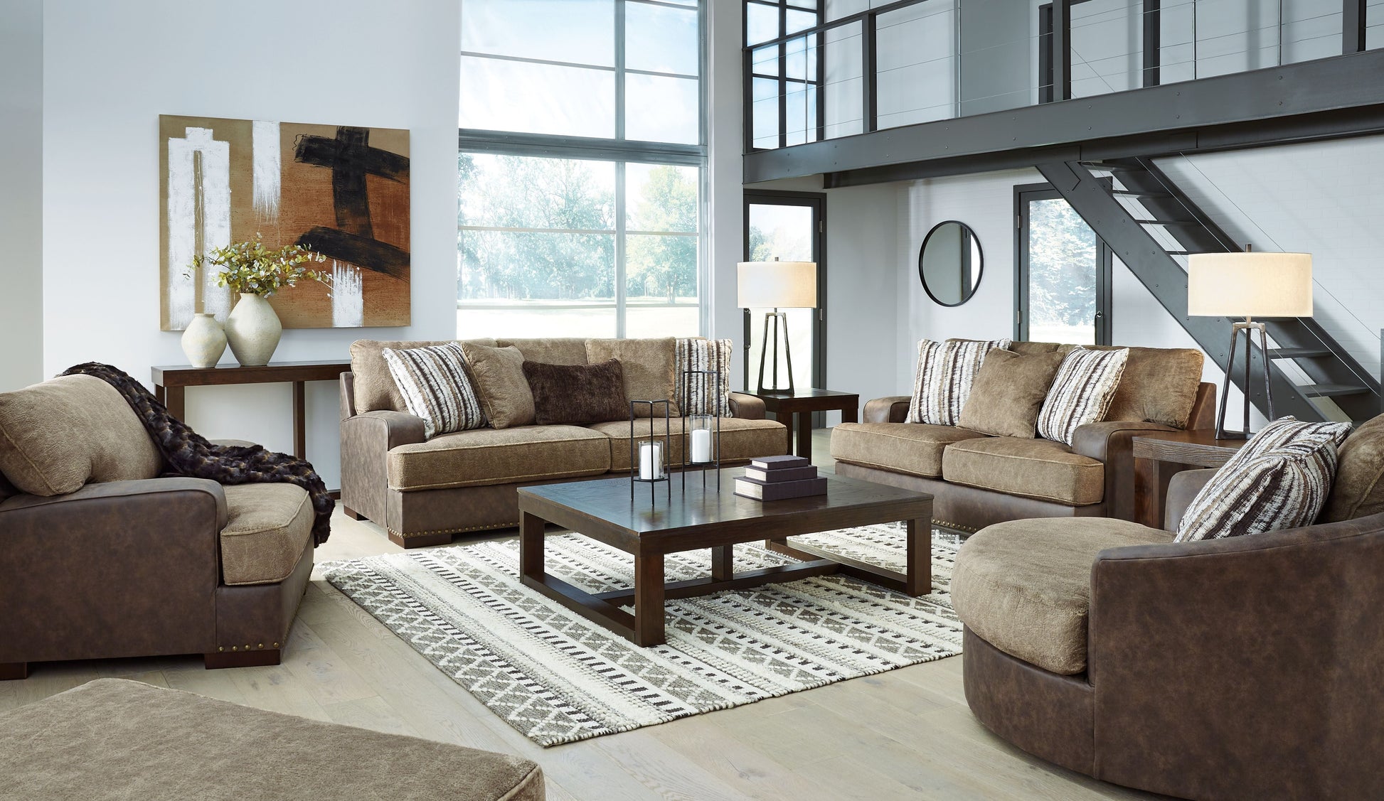 Signature Design by Ashley® Alesbury - Living Room Set | Meri Furniture