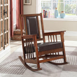 Ida - Upholstered Rocking Chair - Tobacco