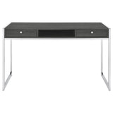 Wallice - 2-Drawer Writing Desk - Weathered Gray