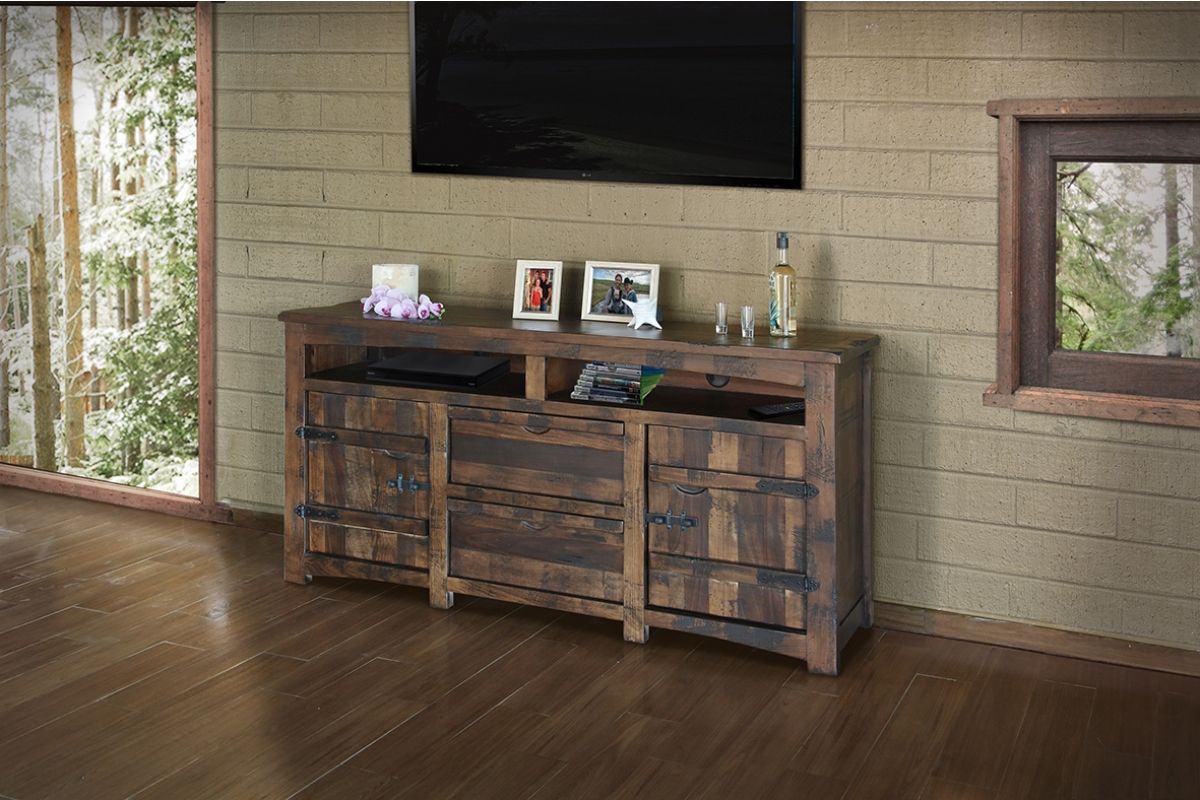 International Furniture Direct Mezcal - TV Stand with Drawers | Meri Furniture