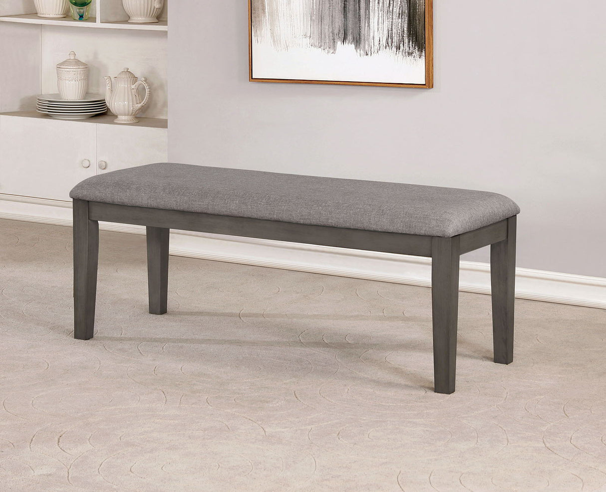 Viana - Bench - Gray / Light Gray