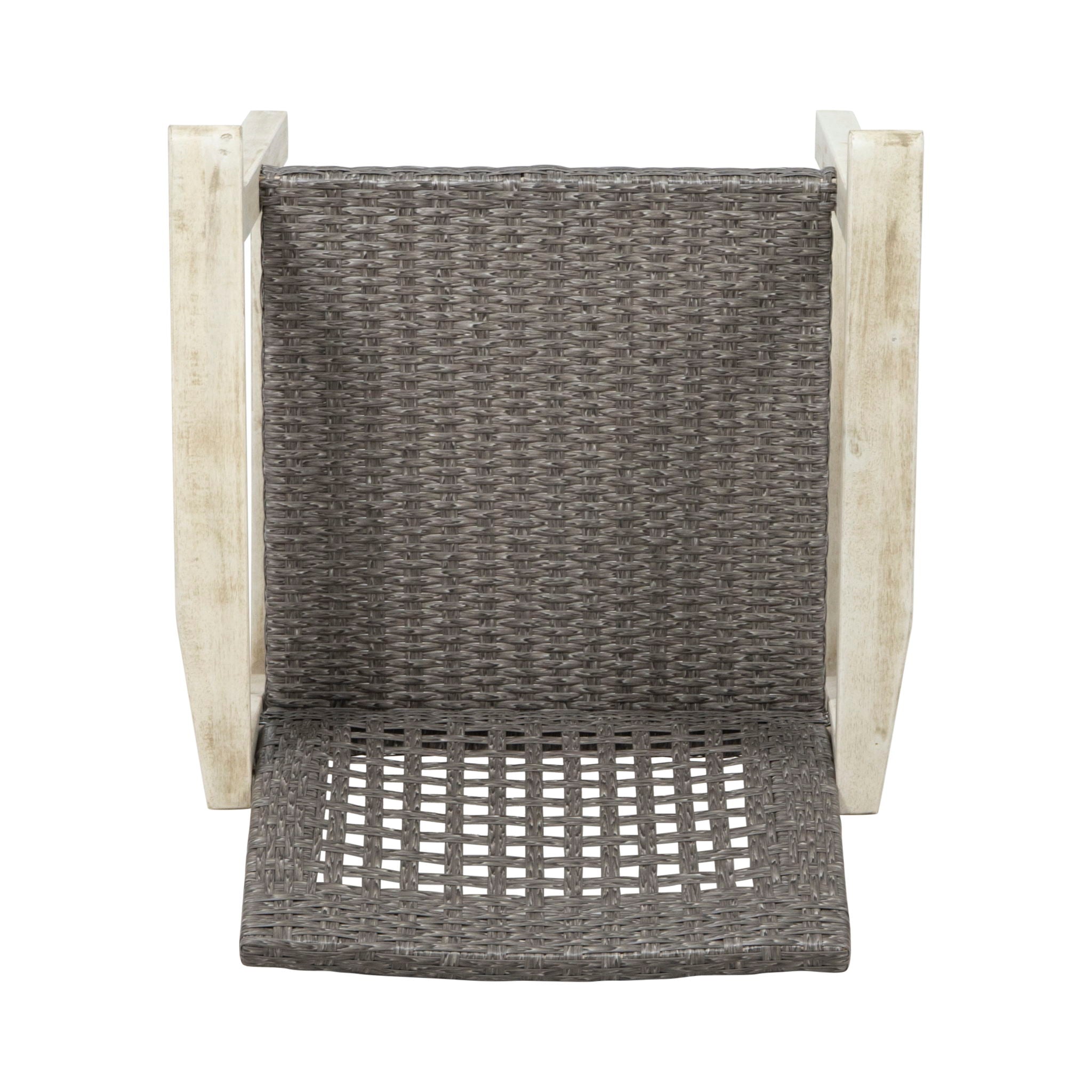 Outdoor Dining Chair Acacia Wood Frame (Set of 2)