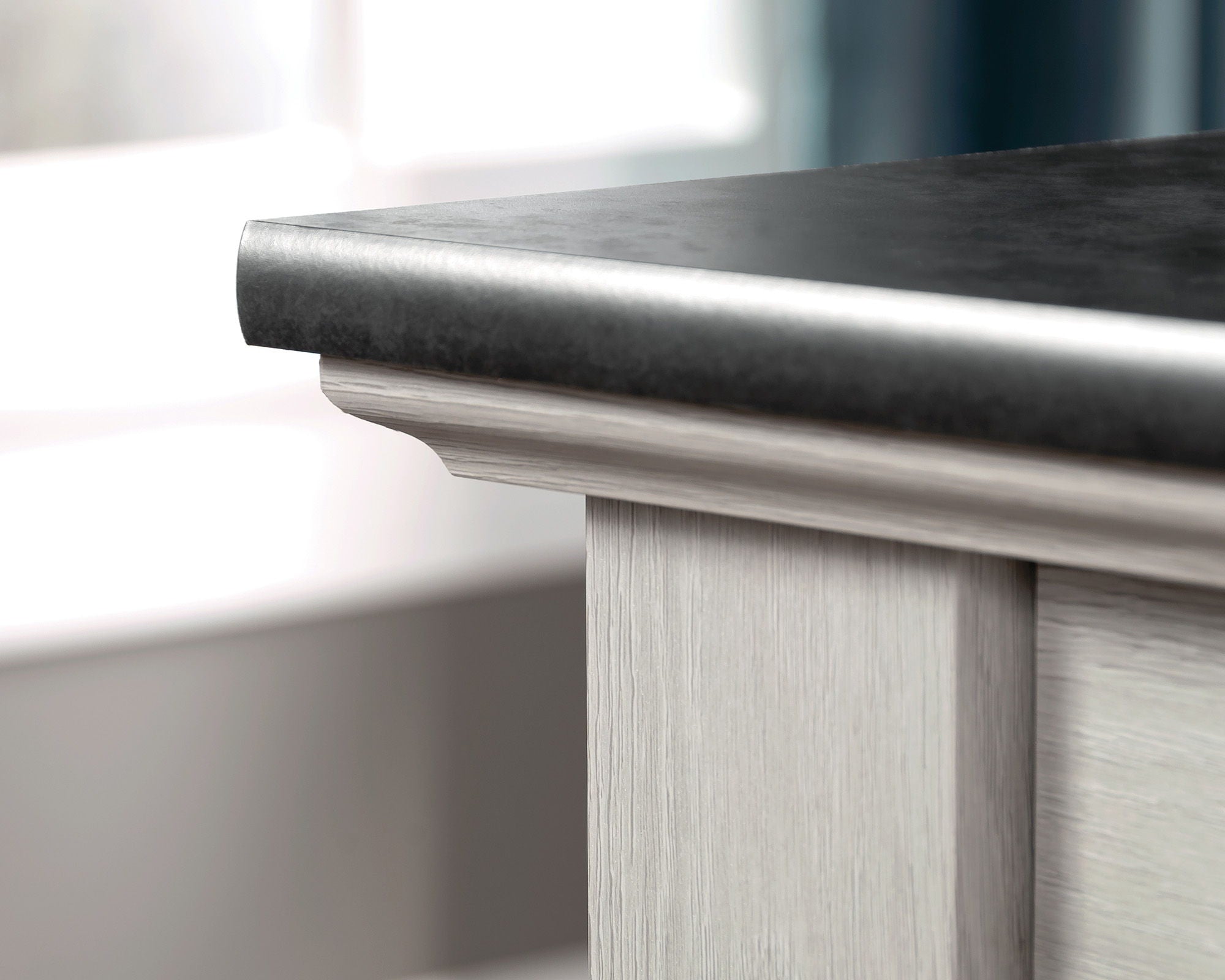 Executive Home Office Desk in Glacier Oak