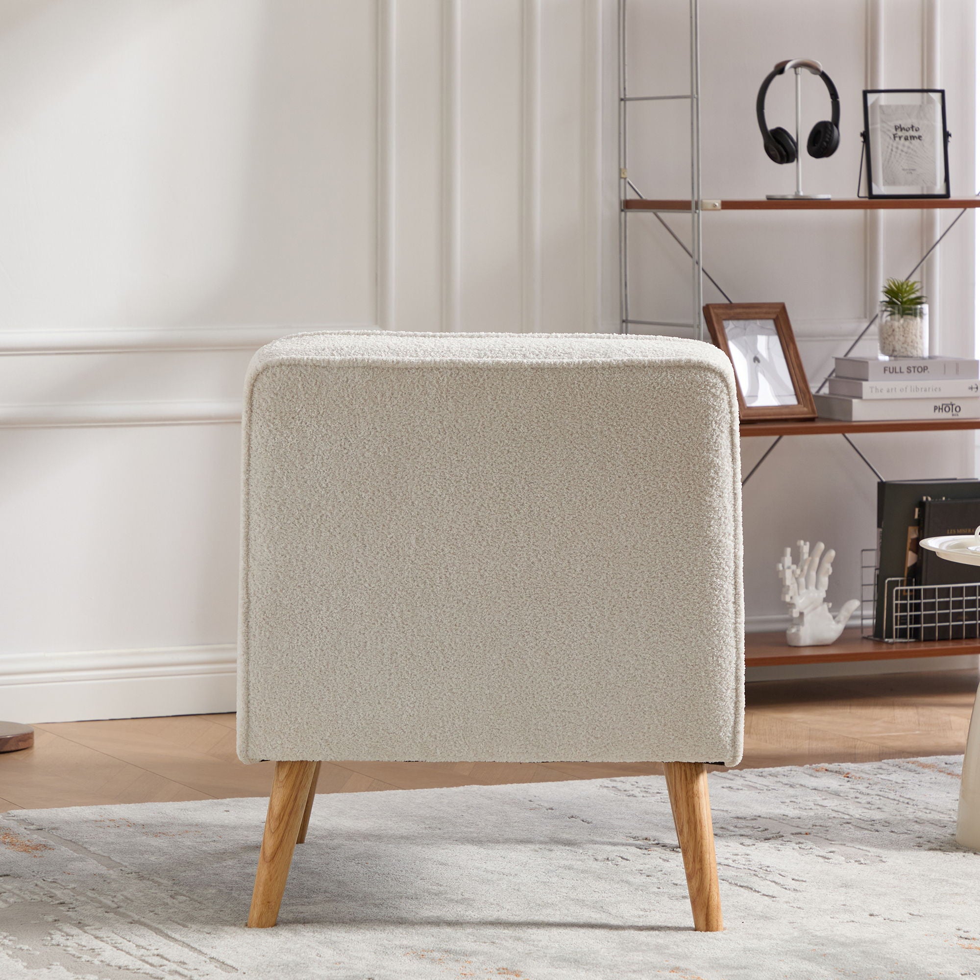 Upholstered Armless Accent Chair