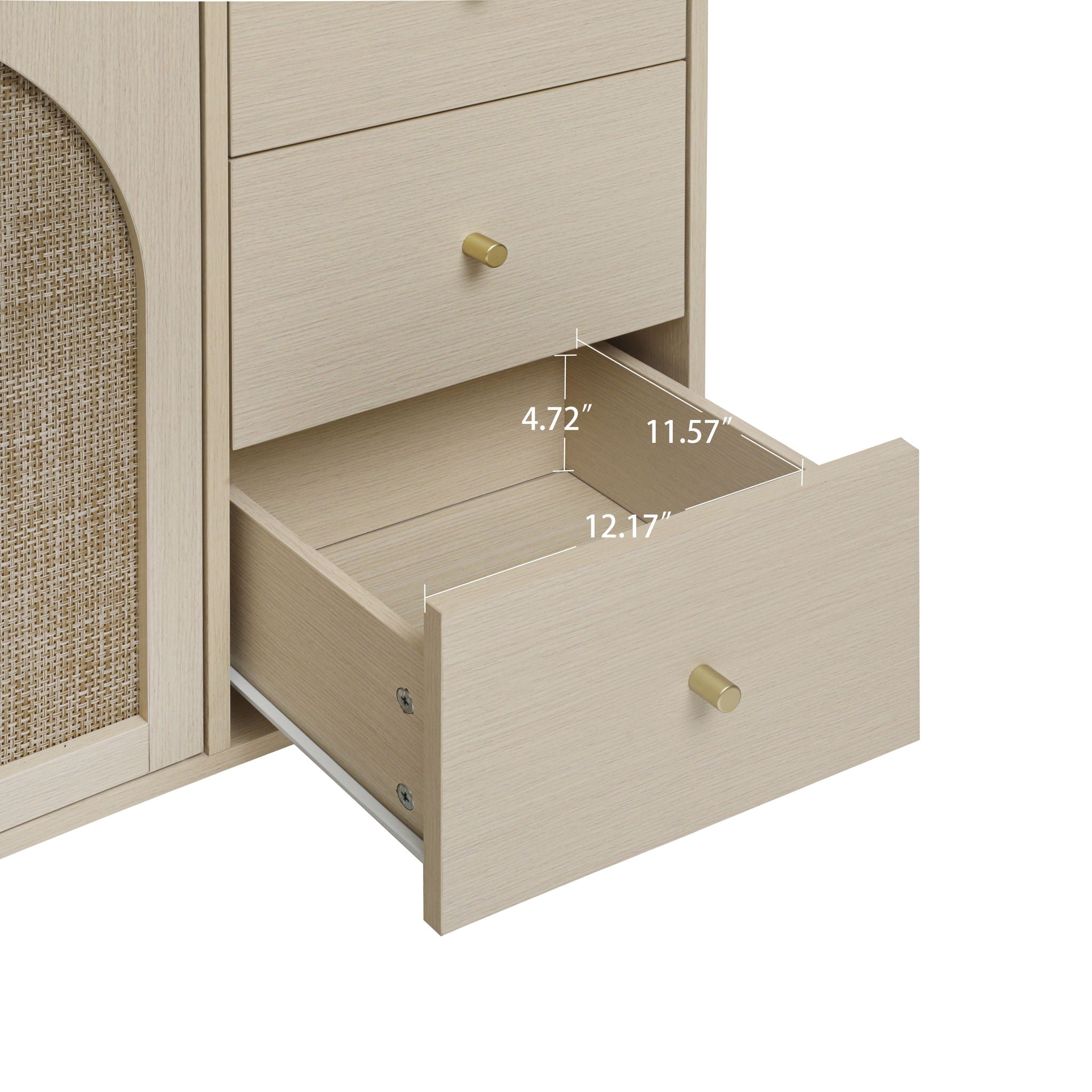 2 Door 3 Drawer Cabinet, Adjustable Storage System
