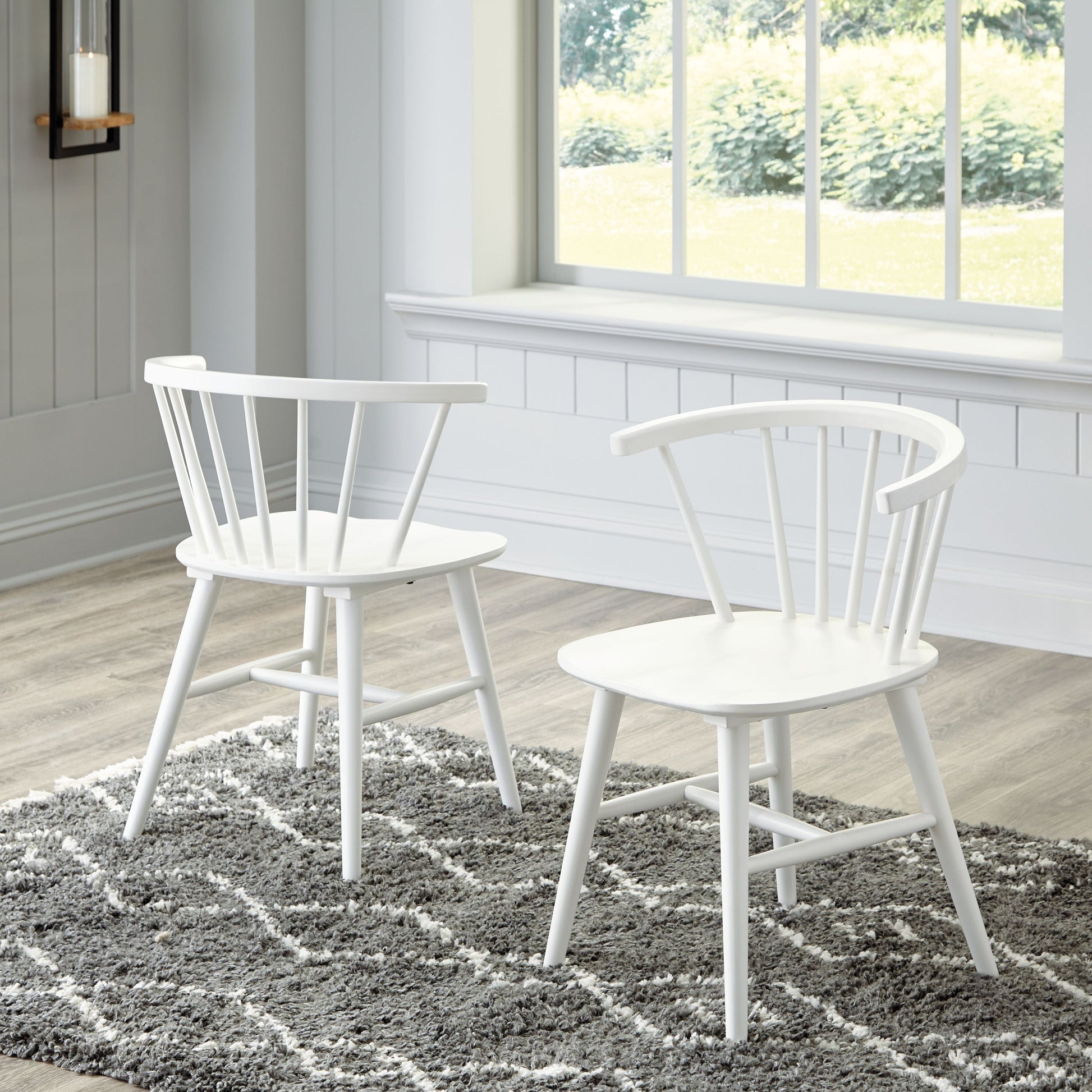 Signature Design by Ashley® Grannen - White - Dining Room Side Chair (Set of 2) | Meri Furniture
