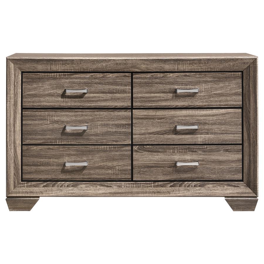 Coaster Fine Furniture Kauffman - 6-Drawer Dresser | Meri Furniture