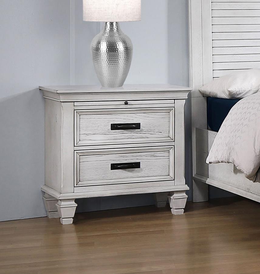 Coaster Fine Furniture Franco - 2-Drawer Nightstand | Meri Furniture