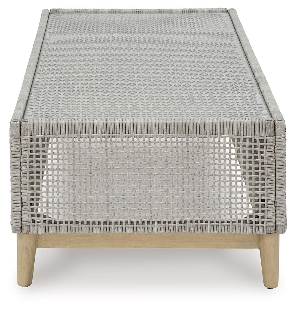 Signature Design by Ashley® Seton Creek - Gray - Rectangular Cocktail Table | Meri Furniture