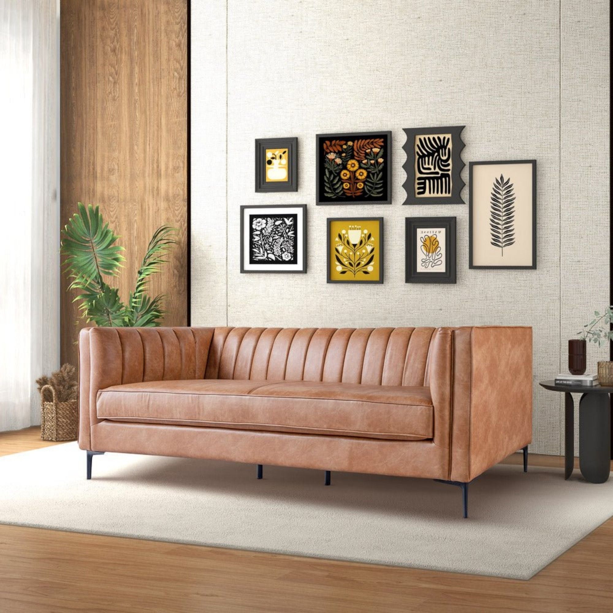 Angelina - Channel Tufted Sofa