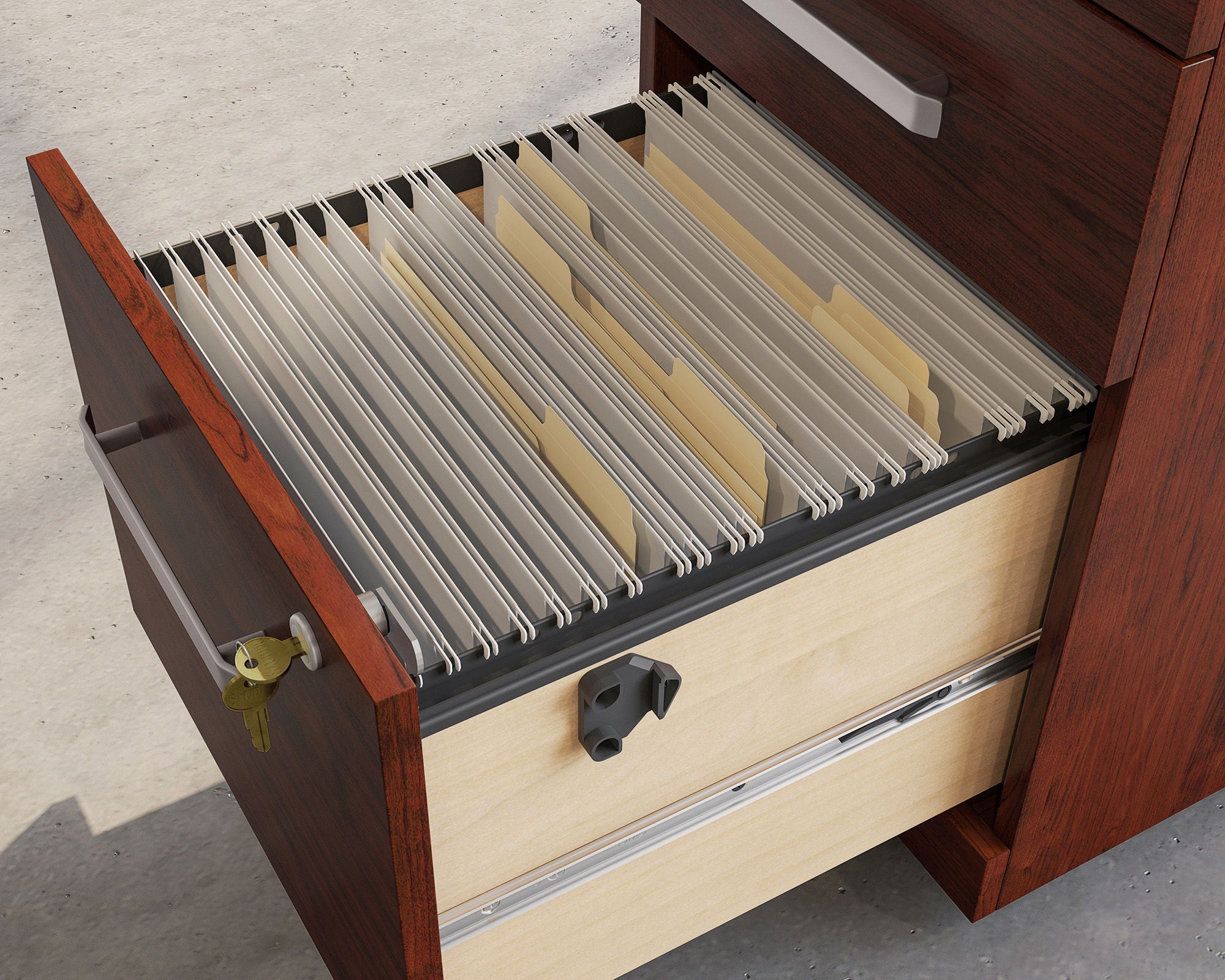 Commercial 3-Drawer Pedestal File Cabinet