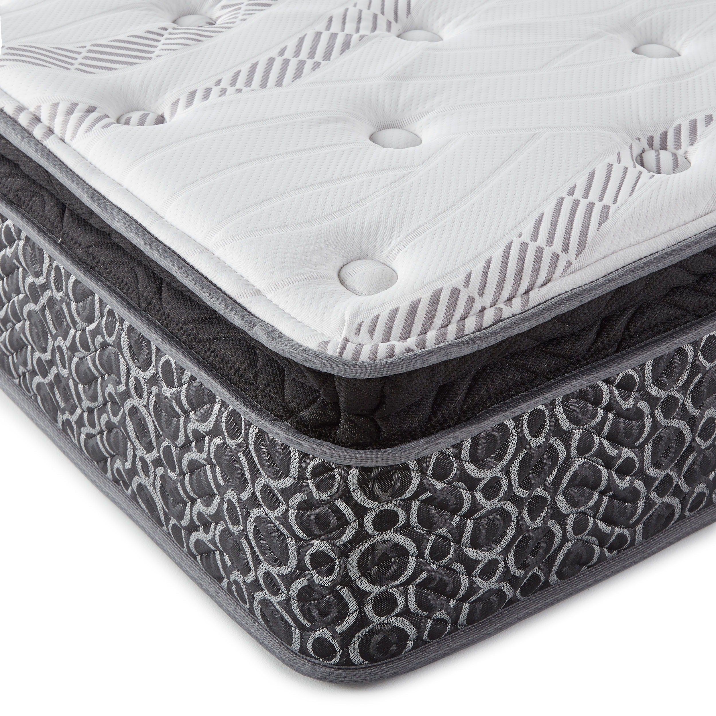 Coaster Fine Furniture Hayes - Pillow Top Memory Foam Hybrid Mattress | Meri Furniture