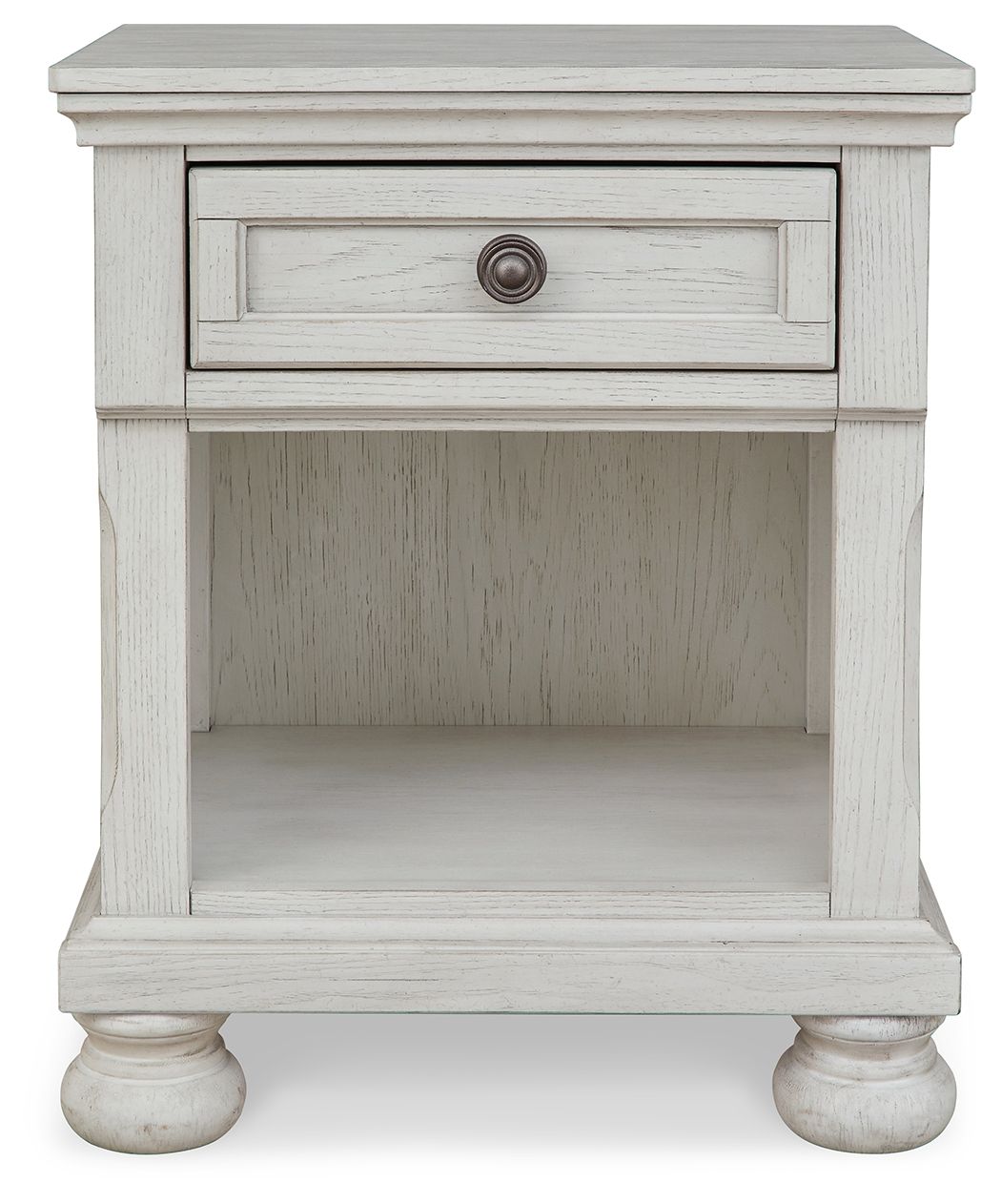 Signature Design by Ashley® Robbinsdale - Antique White - One Drawer Night Stand | Meri Furniture