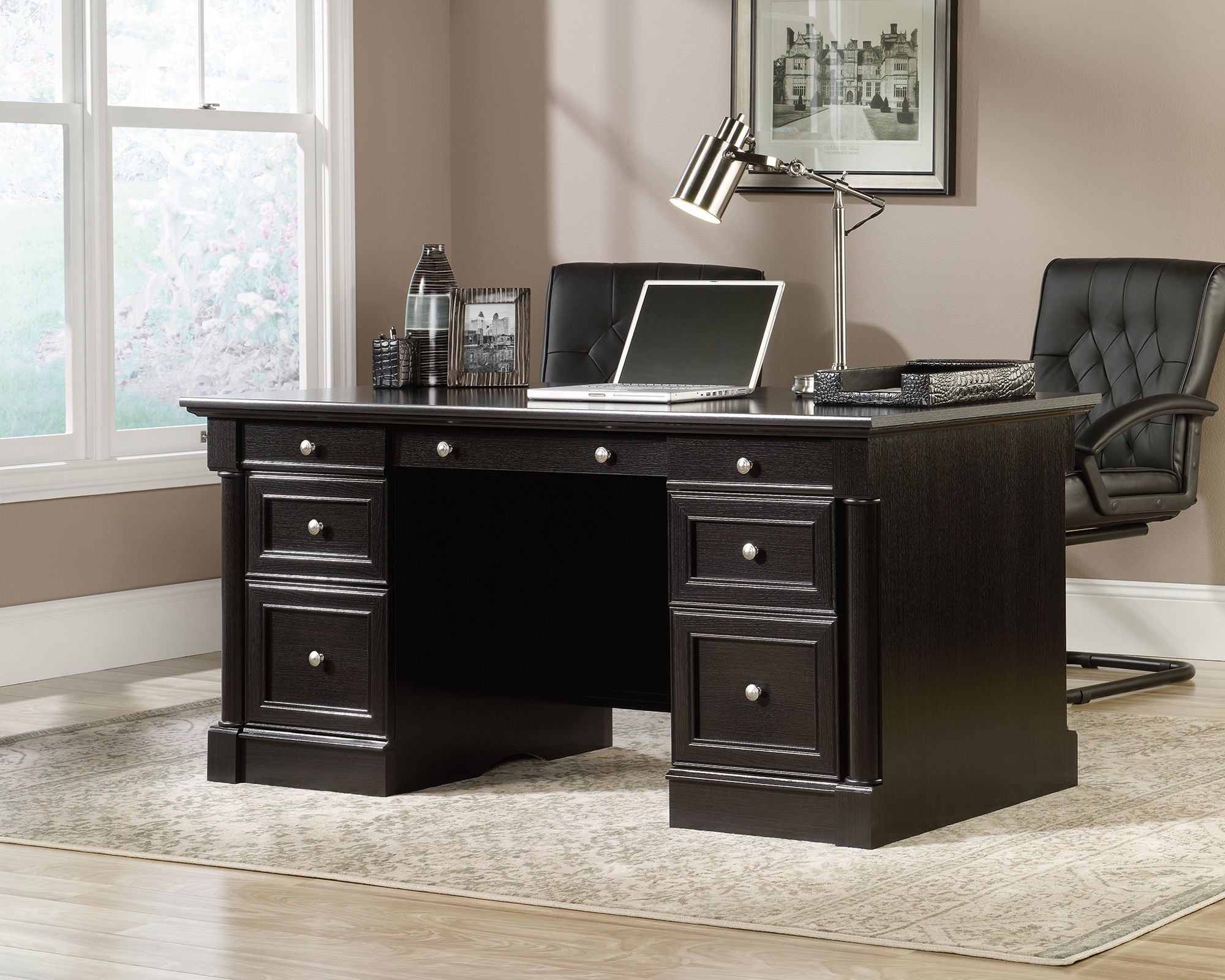 Double-Pedestal Executive Desk