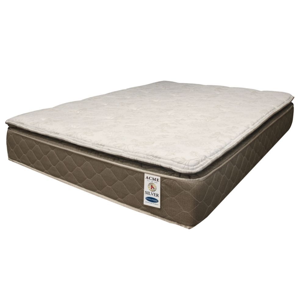 ACME Englander - Silver Twin Mattress - 12" Pillow Top | Meri Furniture