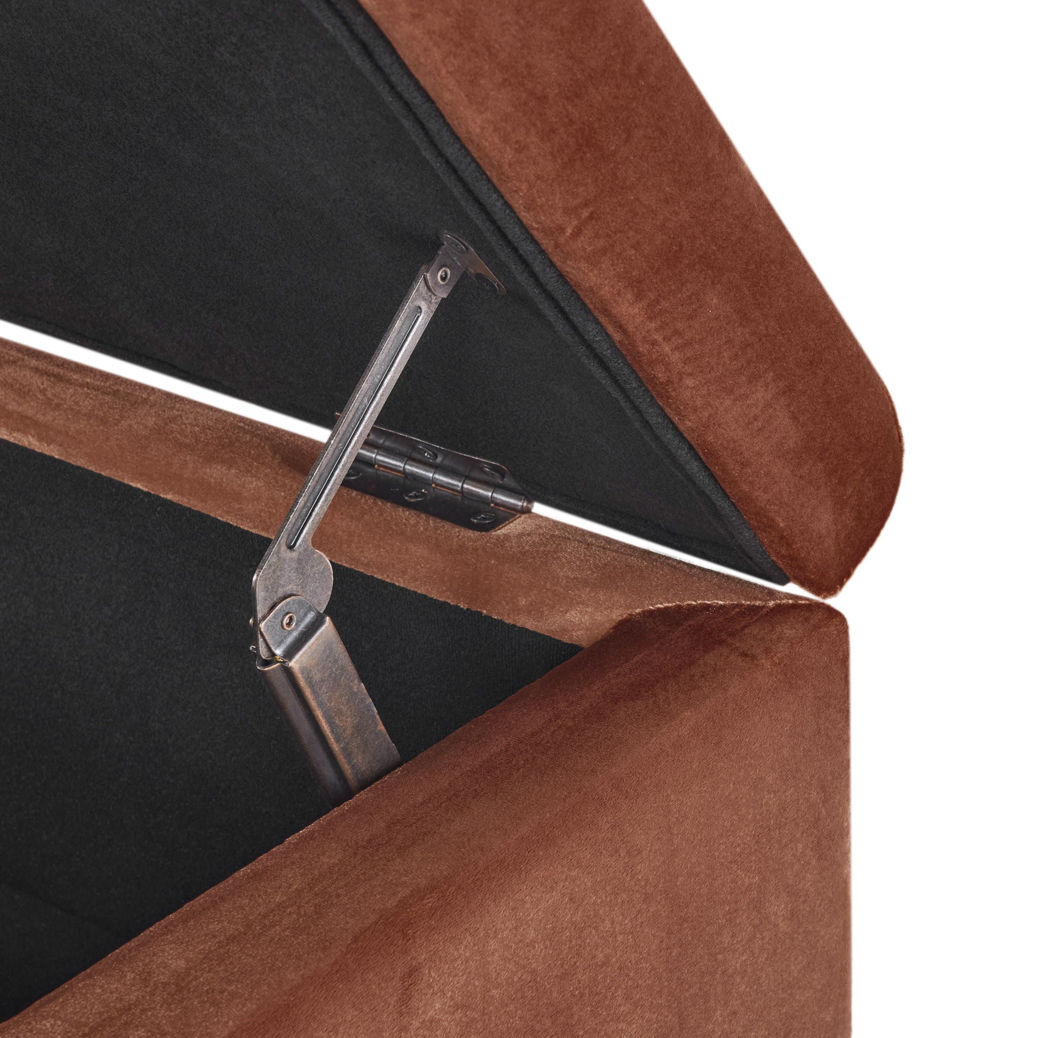 Wendover - Elegant Velvet Tufted Storage Bench With Lift-Up Top And Birch Wood Legs