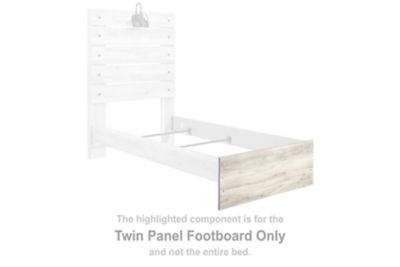 Cambeck - Twin Panel Footboard - Whitewash