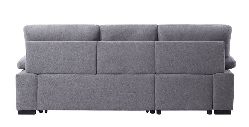 ACME Nazli - Sectional Sofa - Gray Fabric | Meri Furniture