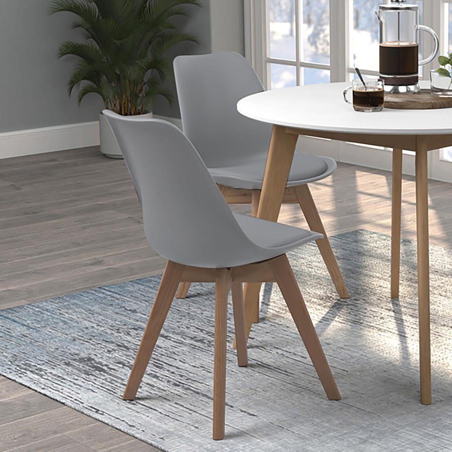 Coaster Fine Furniture Caballo - Polypropylene Dining Side Chair (Set of 2) | Meri Furniture