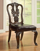Furniture of America Bellagio - Dining Table With 2 Leaves - Brown Cherry | Meri Furniture