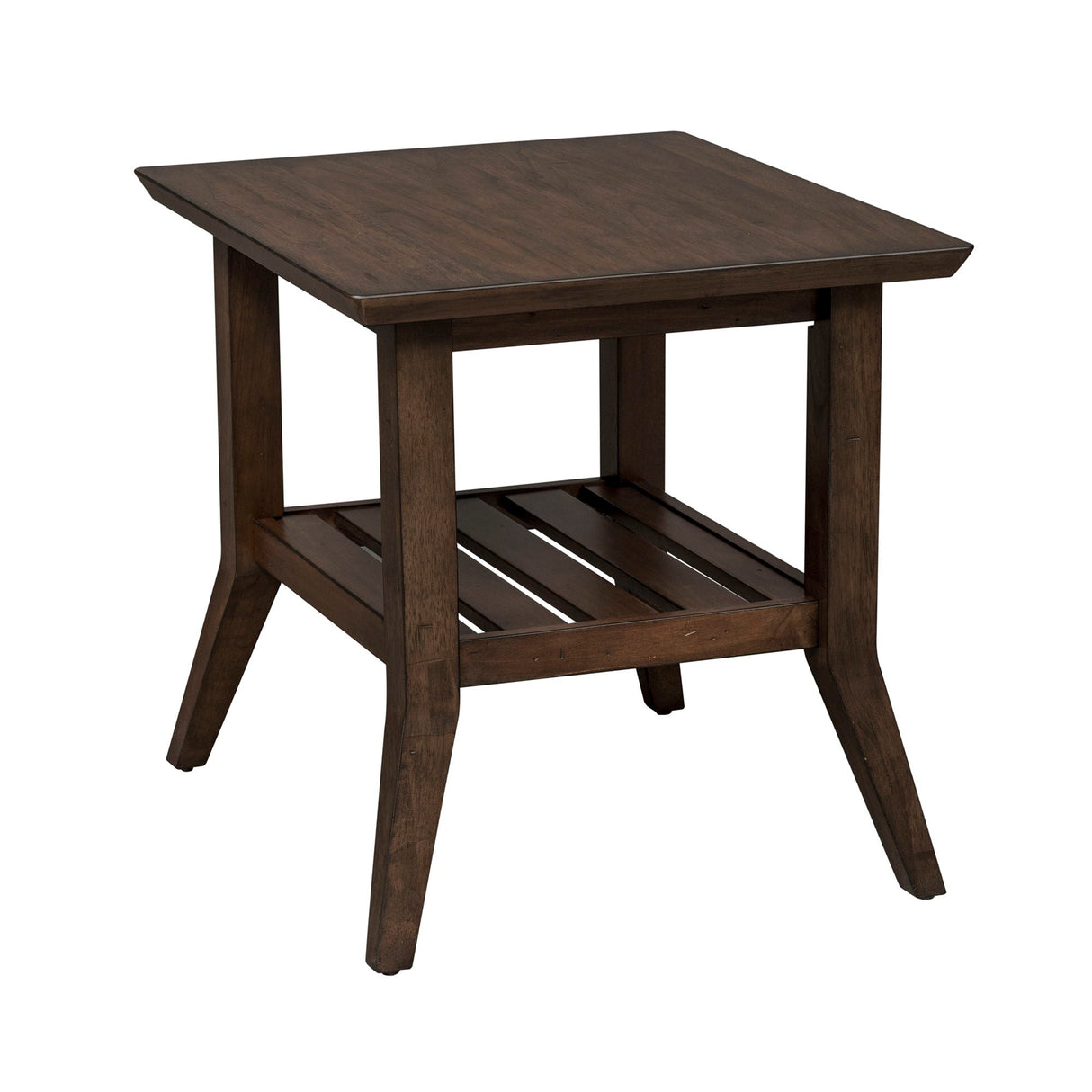 Liberty Furniture Ventura Blvd - Rectangular End Table - Dark Brown | Meri Furniture