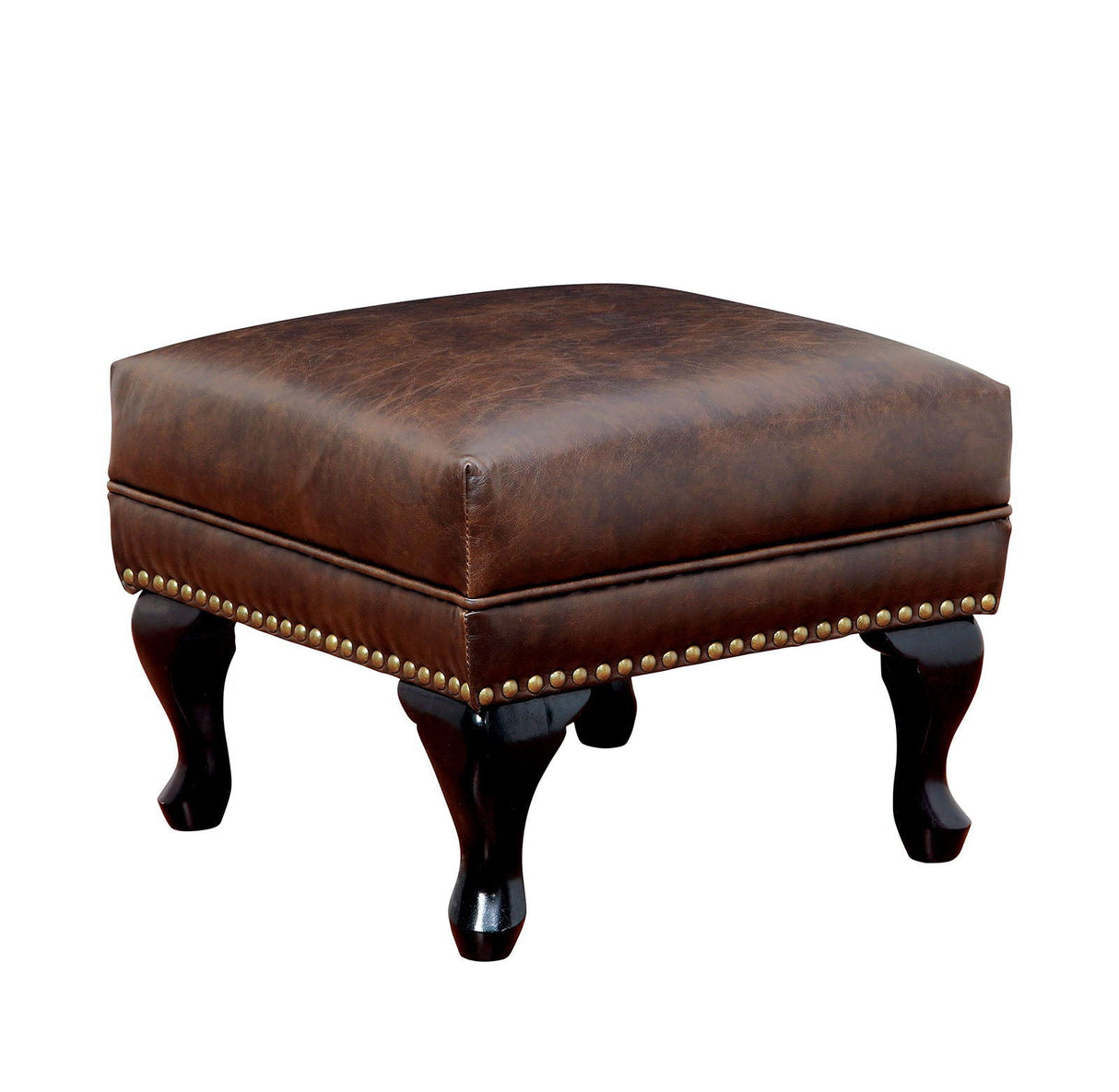 Vaugh - Ottoman - Rustic Brown