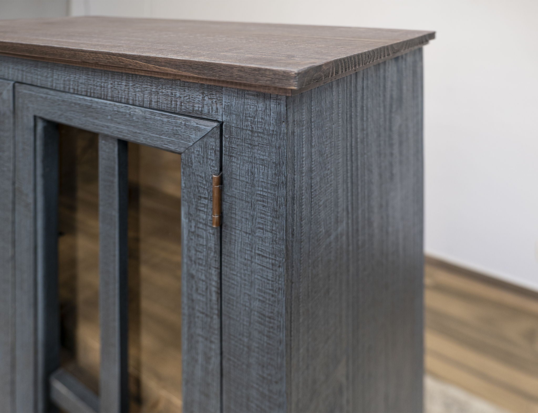 Toscana - 1 Drawer 2 Glass Doors Cabinet