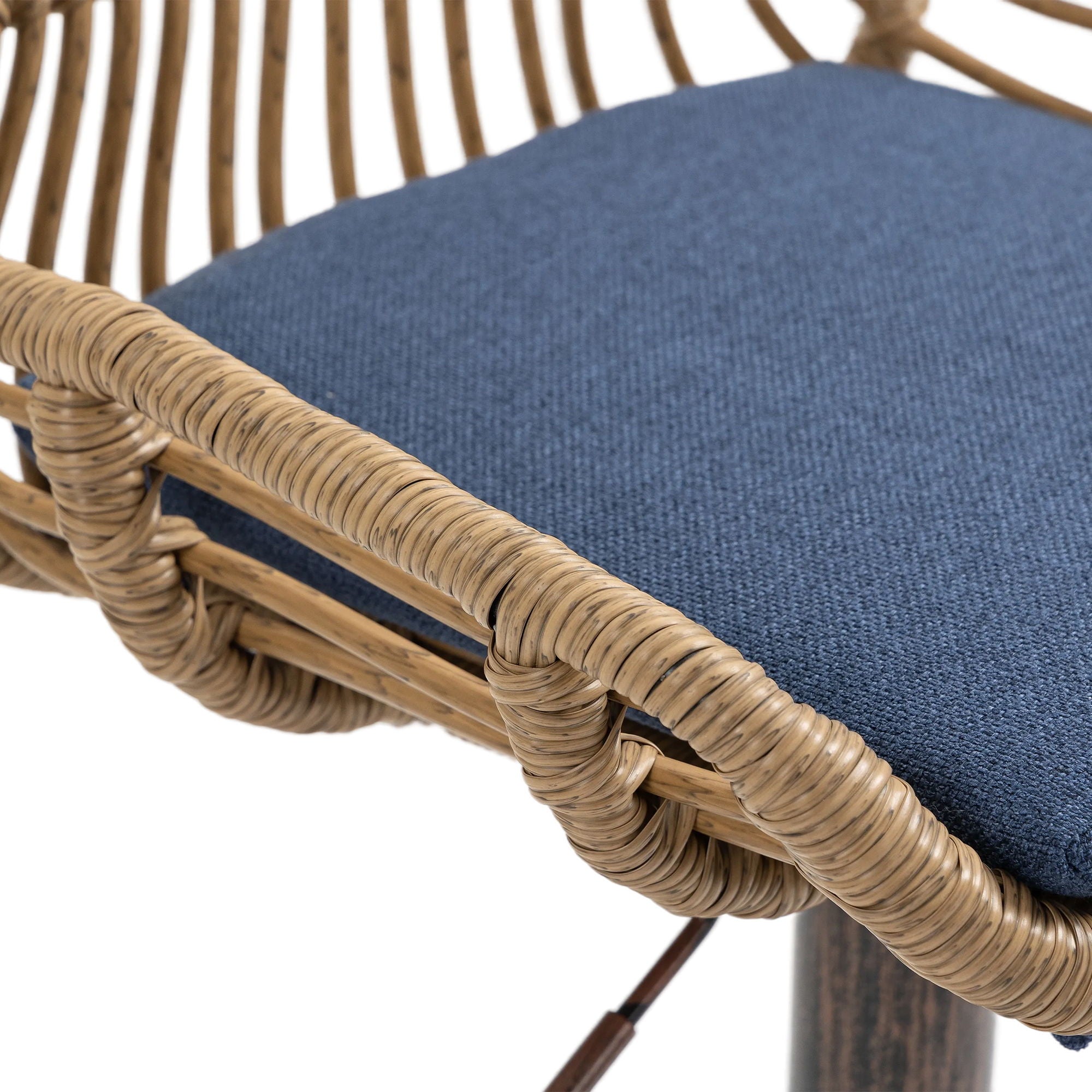 Modern Swivel Bar Stools Adjustable Counter Chairs With Footrest (Set of 2)