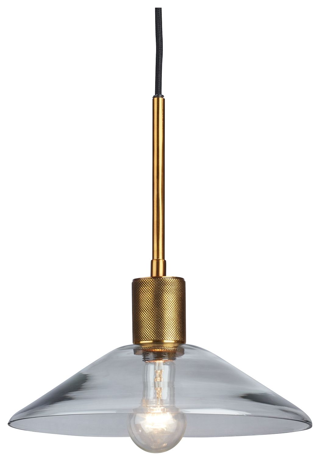 Signature Design by Ashley® Chaness - Glass Pendant Light | Meri Furniture