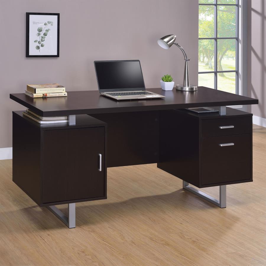 Coaster Fine Furniture Lawtey - 2-Drawer Computer Desk | Meri Furniture