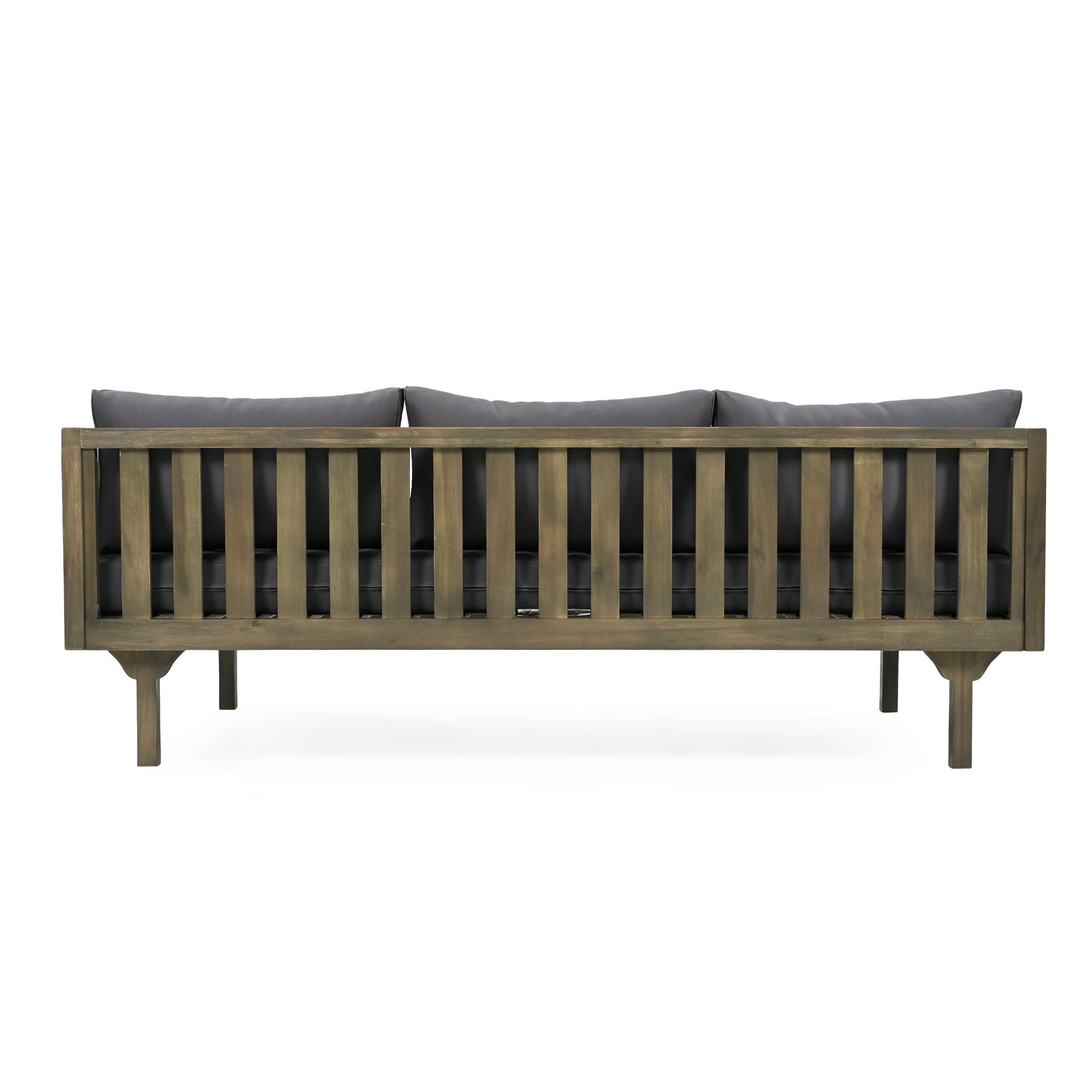 Claremont - 3 Seater Daybed Teak Acacia Wood Water Resistant Cushions