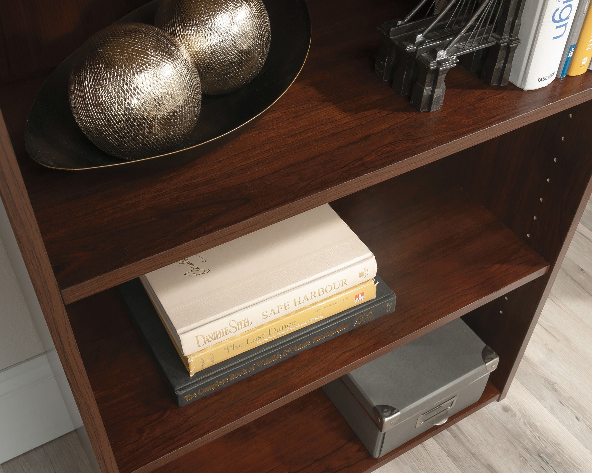 3-Shelf Bookcase Brook Cherry