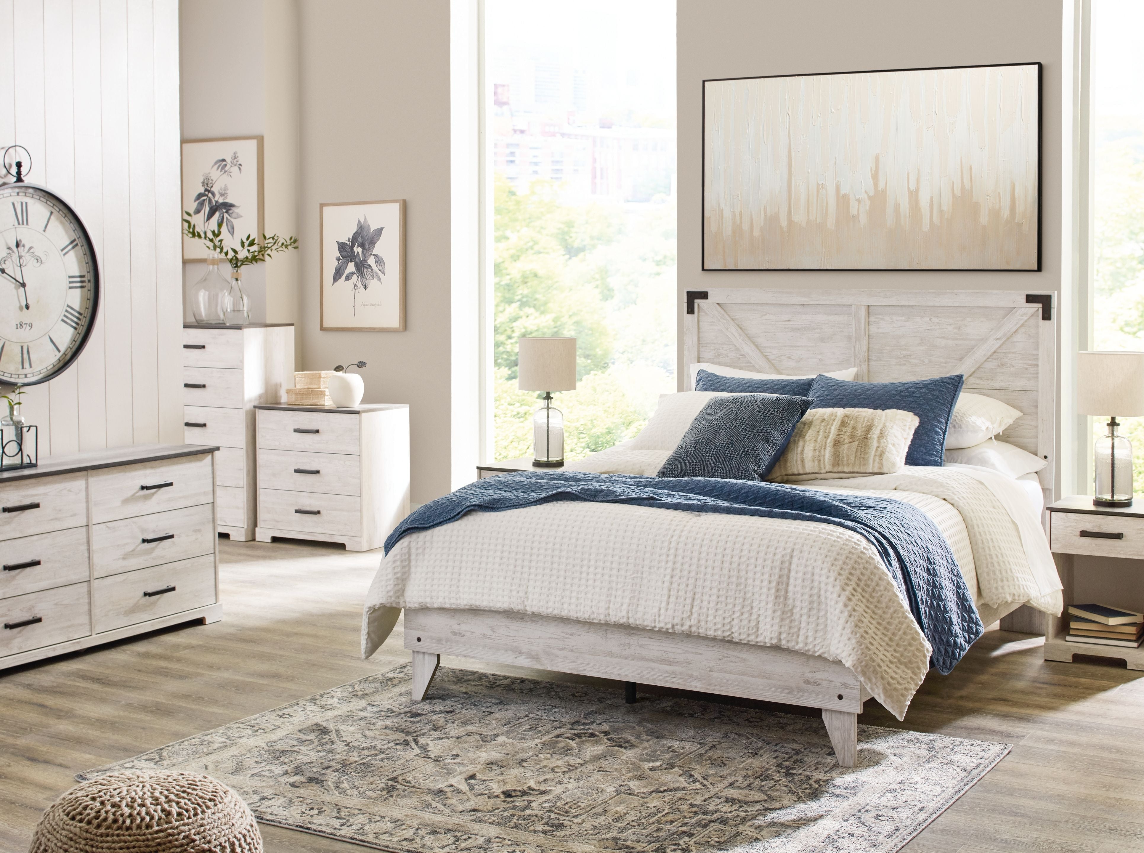 Signature Design by Ashley® Shawburn - Panel Bedroom Set | Meri Furniture