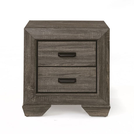 Lyndon - Nightstand - Weathered Gray Grain