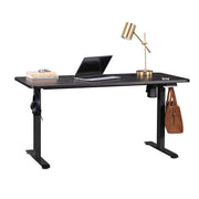 60" x 27" Electric Standing Desk in Black