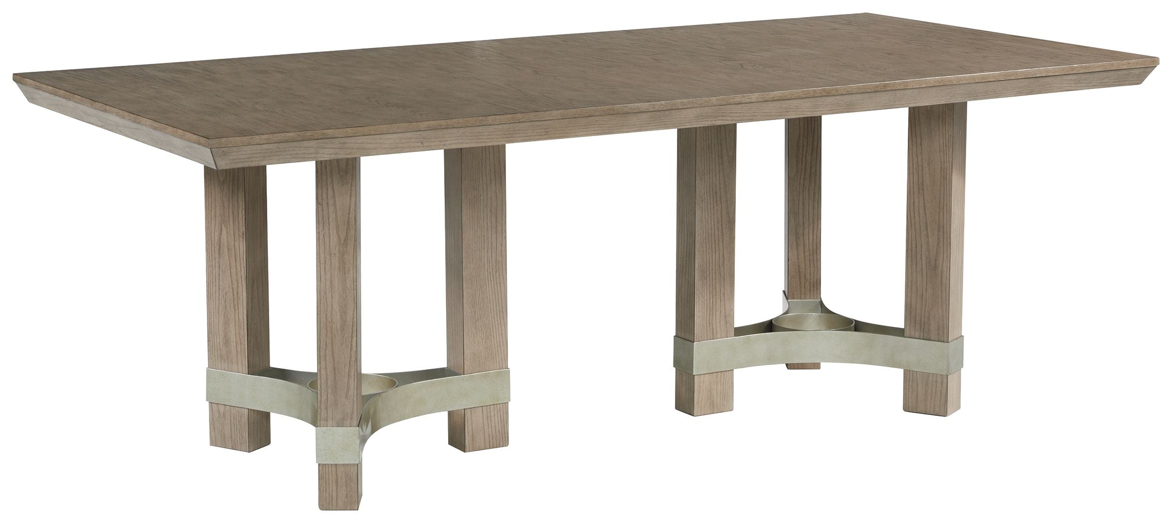 Signature Design by Ashley® Chrestner - Gray - Rectangular Dining Room Table | Meri Furniture