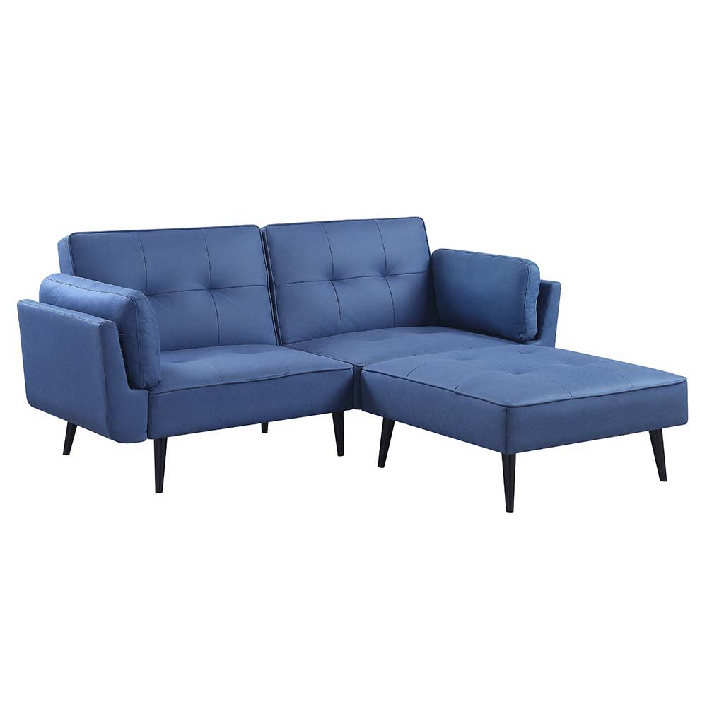 ACME Nafisa - Sofa - Blue Fabric | Meri Furniture