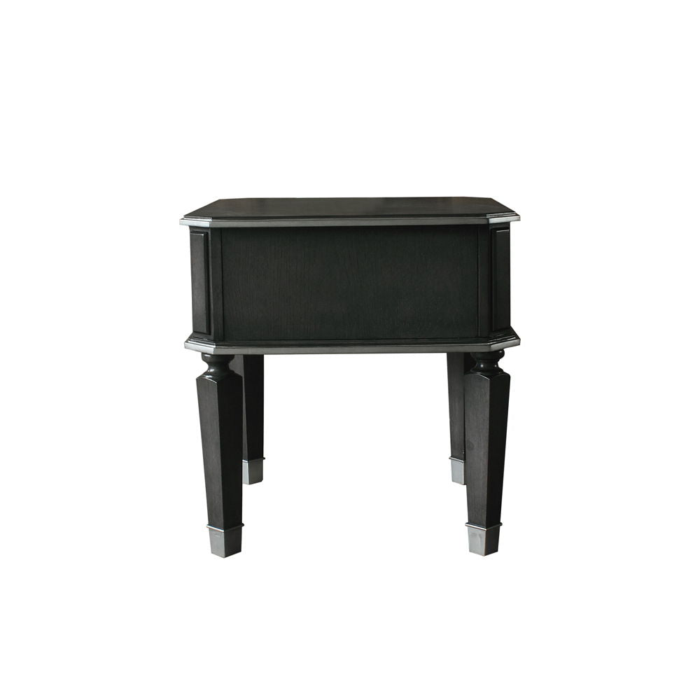 House Beatrice - End Table - Charcoal & Light Gray