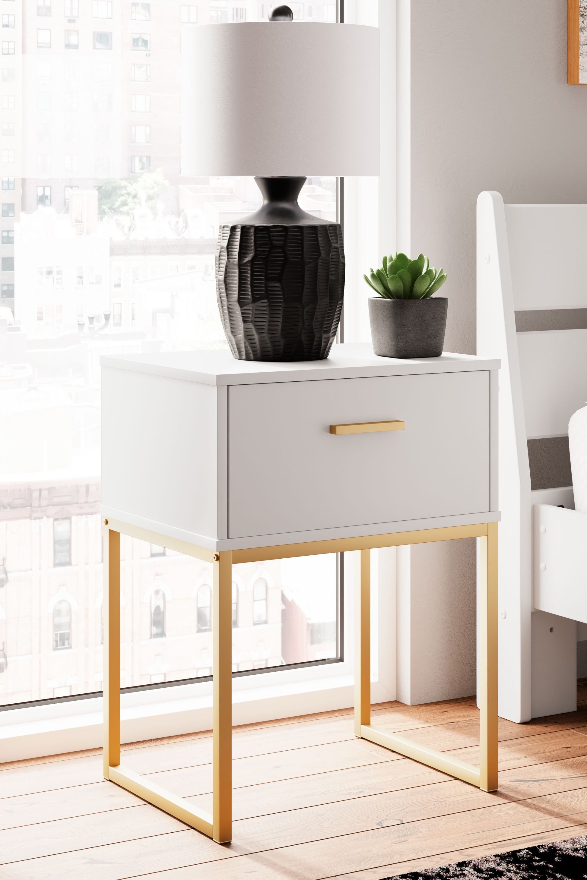 Signature Design by Ashley® Socalle - One Drawer Night Stand | Meri Furniture