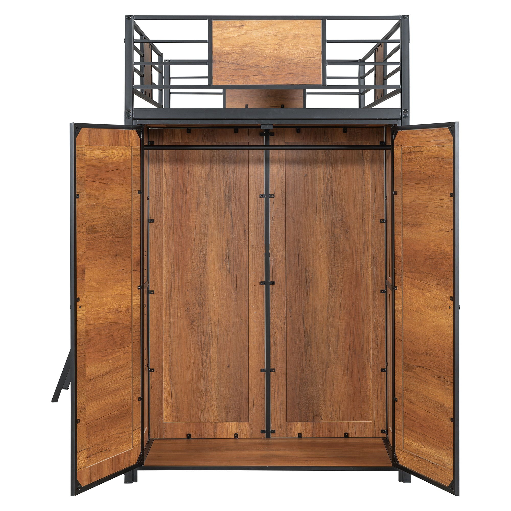 Loft Bed With L Shape Desk And Wardrobe