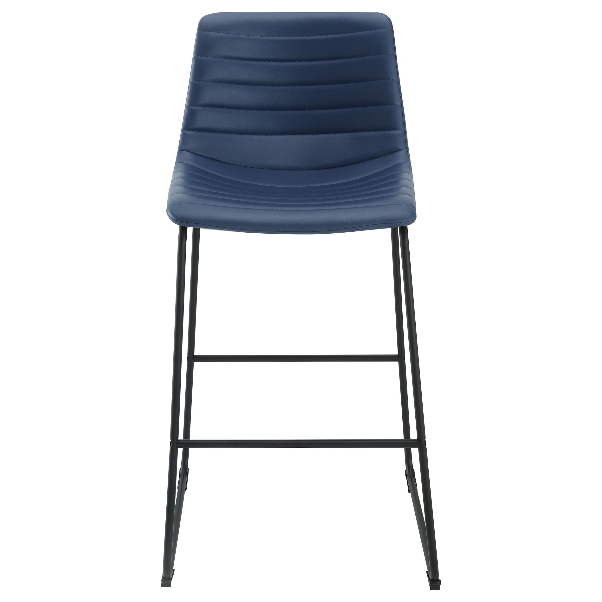 Coaster Fine Furniture Zuni - Faux Leather Upholstered Bar Chair (Set of 2) | Meri Furniture