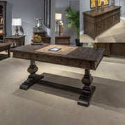 Liberty Furniture Paradise Valley - 2 Piece Home Office Desk Set - Dark Brown | Meri Furniture