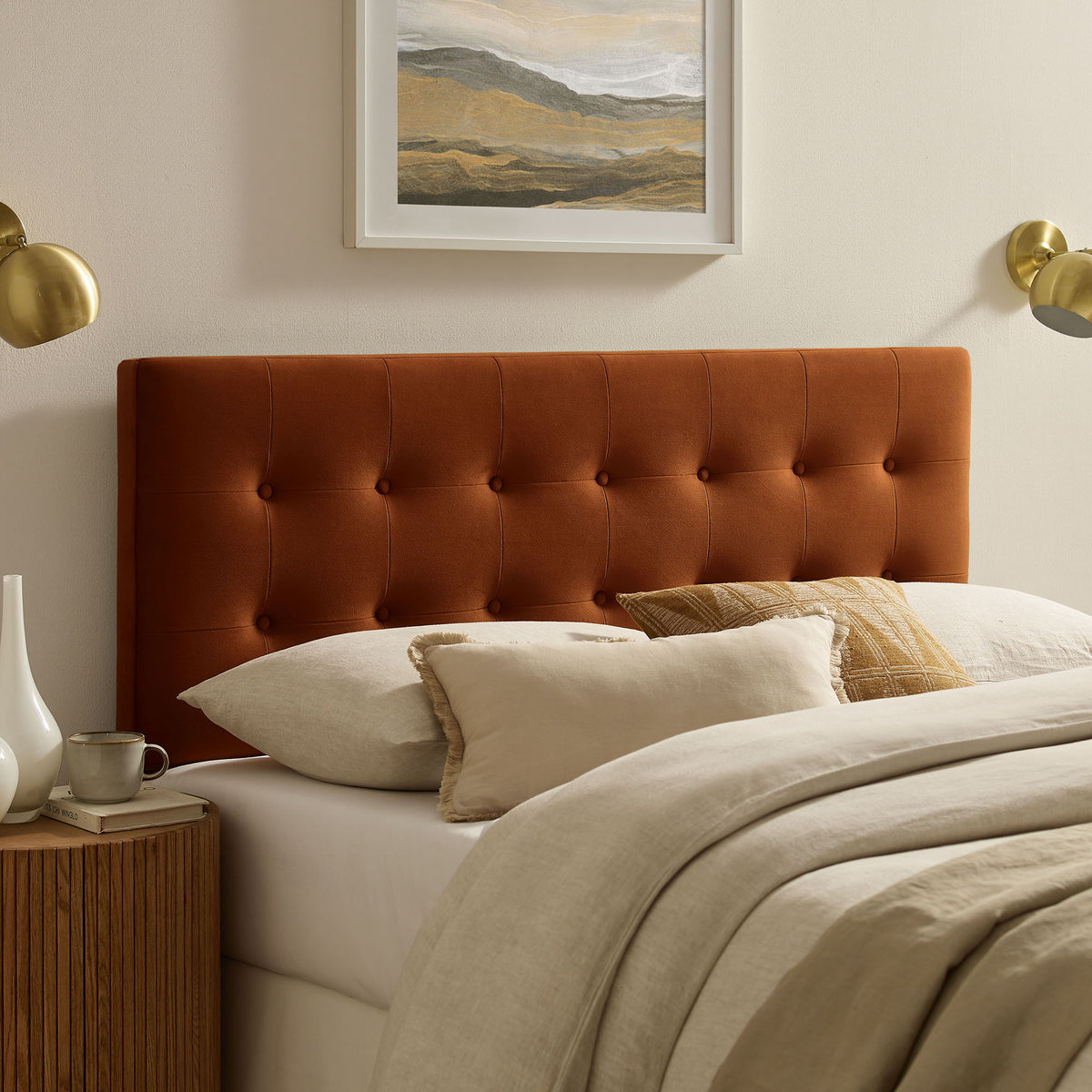 Emily Stain-Resistant Performance Velvet Full Size Headboard by Modway